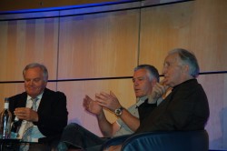 Patrick Head, Derek Warwick and John Watson