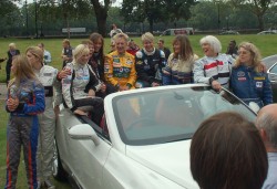 Carolyn (2nd from Right) with members of the BWRDC at Chelsea Auto Legends