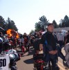 Joe waiting before the start of his run up Pikes Peak.