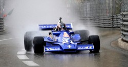 Michael Racing the Hesketh 308e at Monaco 